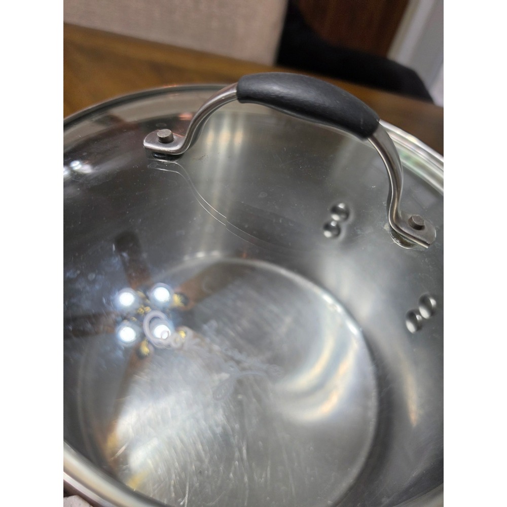 Cooking with Calphalon 6 Quart Stainless Steel Stock Pot 806-6QT Silver